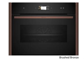 Kompakt dampovn til indbygning 60 x 45 cm Flex Design - Neff N90 - Brushed Bronze